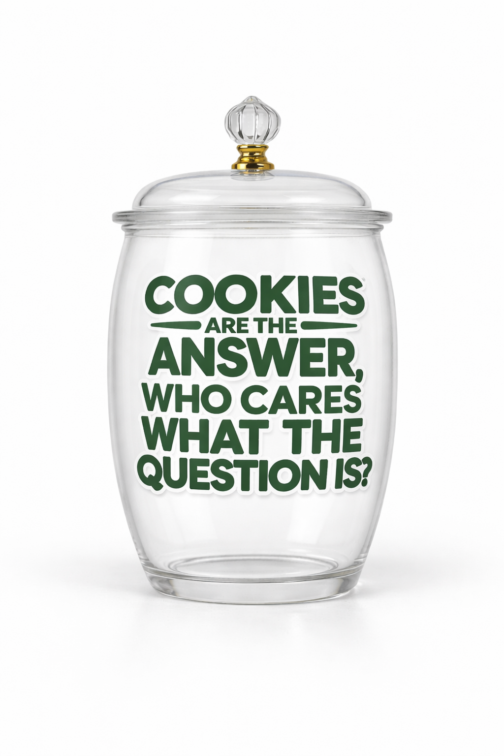 Cookies Are the Answer jar